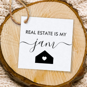 Inmobiliaria es mi etiqueta de regalo de mermelada