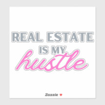 Inmobiliaria es mi pegatina del Hustle