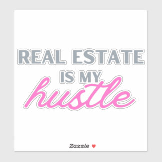 Inmobiliaria es mi pegatina del Hustle