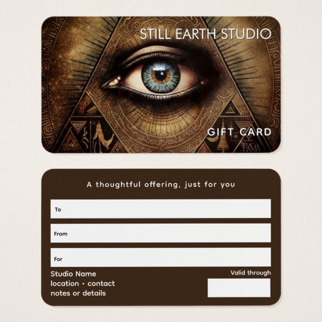 Inner Oracle | Third Eye Design (Anverso y reverso)