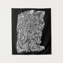 Innerbeastman, tintas dibujando tapiz oscuro