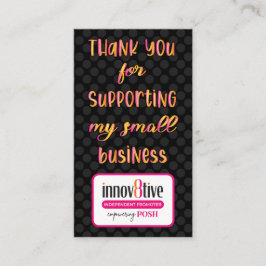 Innov8tive + Posh Gracias Tarjeta De Negocios