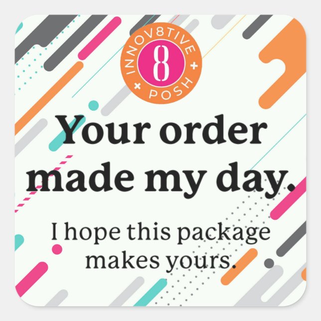 Innov8tive + Posponer su pegatina de pedidos (Anverso)