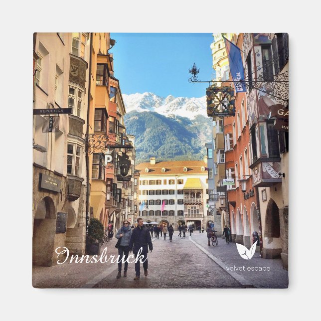 Innsbruck - imán de nevera por Velvet Escape (Frente)