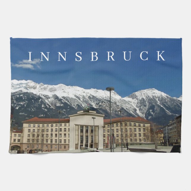 Innsbruck Liberation Memorial ver toalla de té (Horizontal)