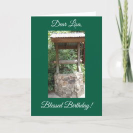 Inolvidable tarjeta de cumpleaños de la hija