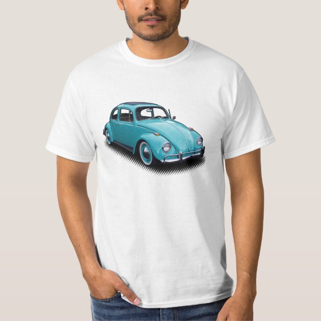 Insecto clásico azul brillante en la camiseta (Anverso)