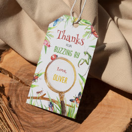 Insectos Bugs Cumpleaños etiqueta de agradecimient