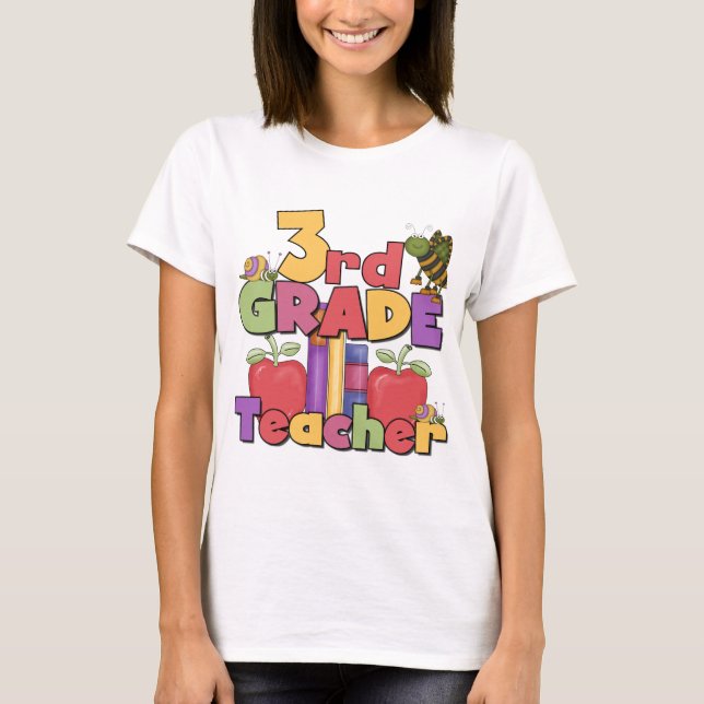 Insectos y 3ro camisetas y regalo del grado de las (Anverso)