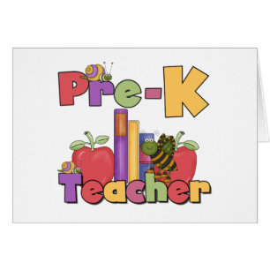 Insectos y profesor de Pre-K de las manzanas