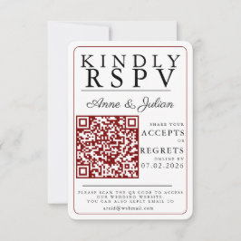 Inserción de código QR de respuesta con foto moder