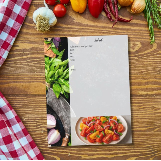 Inserción de foto de receta en página de libro de  (Subido por el creador)