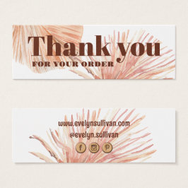 inserción de minipaquete tropical boho