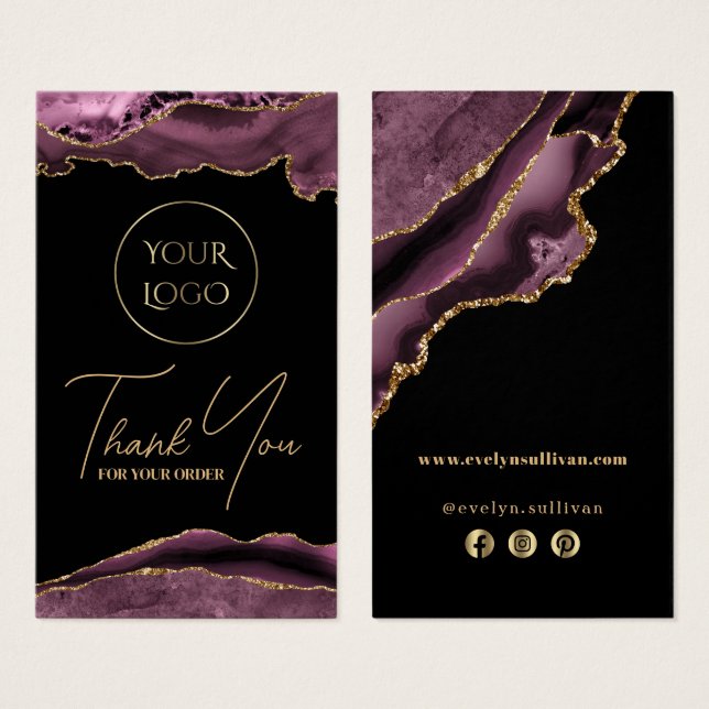 inserción de paquete agate de malla oscura (Anverso y reverso)