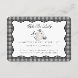 Inserción de tarjeta de registro Ghost Cute de Gin