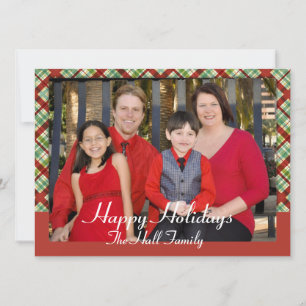 Inserción de tarjeta fotográfica de Navidad