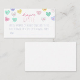 Inserción de tarjeta Raffle de pañal