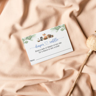 Inserción de tarjeta Raffle de pañales para animal