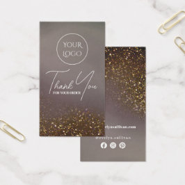 Inserción del paquete de diseño del purpurina líqu