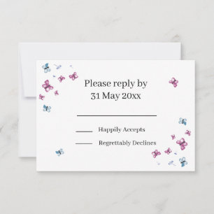 Inserción RSVP de mariposa delgada
