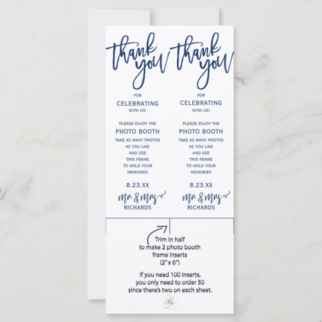 Inserciones de cuadro de la cabina fotográfica del (Anverso)