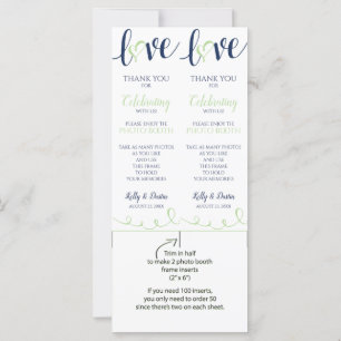 Inserciones de marco para cabina de fotos de boda