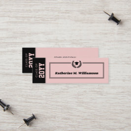 Inserciones de tarjeta de nombre de graduación mod