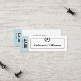 Inserciones de tarjeta de nombre de graduación mod