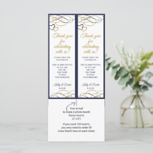 Inserciones para cabina de fotos de boda - Azul ma