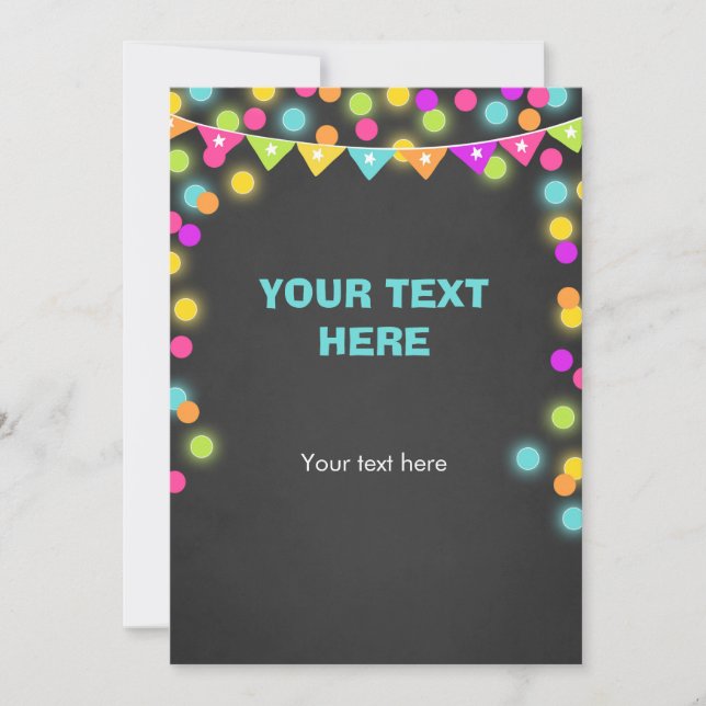 Insertar la tarjeta Neon Glow en la etiqueta de si (Anverso)