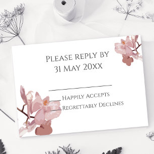 Insertar RSVP de orquídeas rosadas