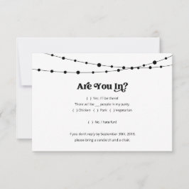 Insertar tarjeta de respuesta de invitación divert