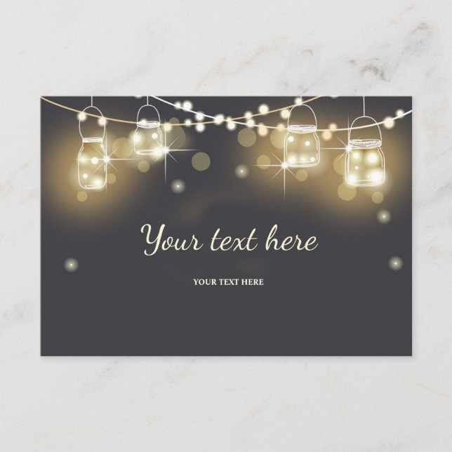 Insertar tarjeta Masón ruso Jars Chalk luces de ca (Anverso)