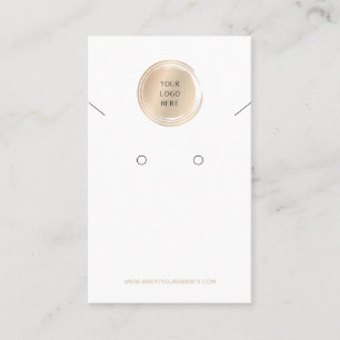 Inserte su logotipo Tarjetas de visita y collar