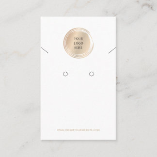 Inserte su logotipo Tarjetas de visita y collar