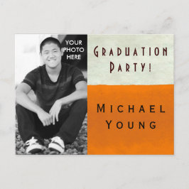 INSERTO DE FOTO ~ Tarjeta postal / Invitación Grad