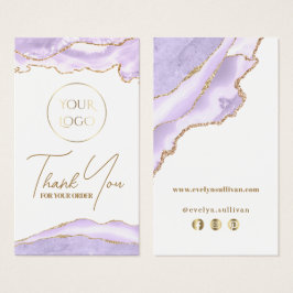 inserto de paquete lavender agate púrpura