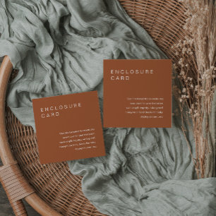 Inserto de Tarjeta de Invitación de Enclosure Bohe