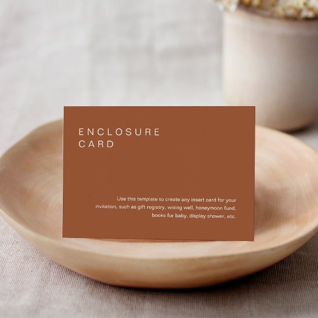 Inserto de Tarjeta de Invitación de Enclosure Bohe (Subido por el creador)