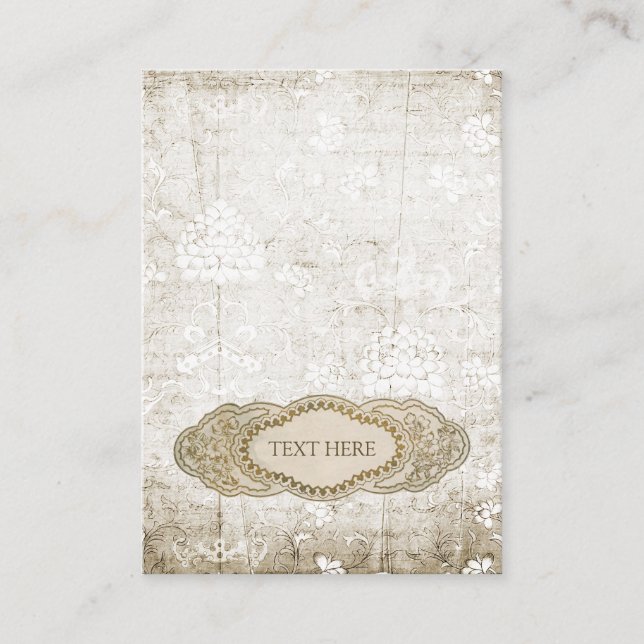 Insertos de tarjeta de invitación a bodas florales (Anverso)