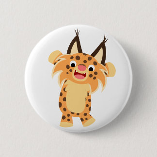 Insignia de botón Bobcat de Personalizado con escu