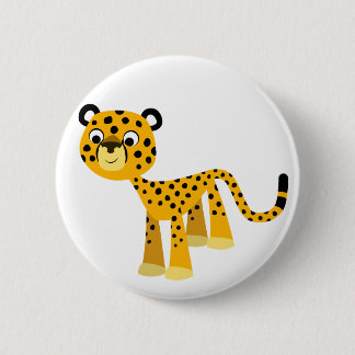 Insignia de botón de chita de Personalizado feliz