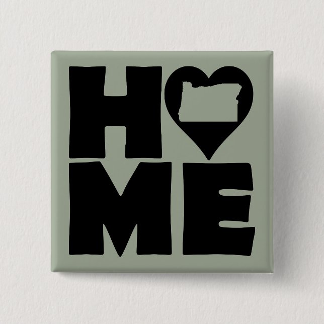 Insígnia de botón de corazón de hogar de Washingto (Anverso)