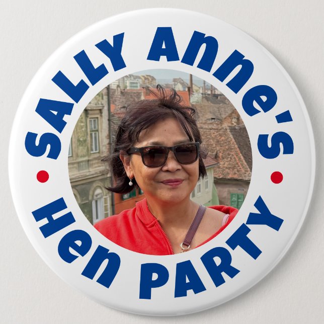 Insígnia de botón de despedida de soltera (Anverso)