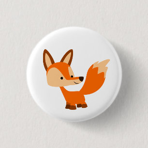 Insignia de botón de Fox Personalizado amigable