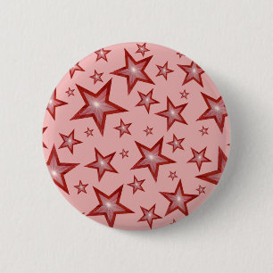 Insignia de botón de las Estrellas Rojas rosa