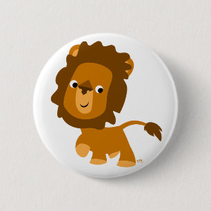 Insignia de botón de león de Personalizado de cont