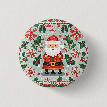 Insignia de botón de navidades