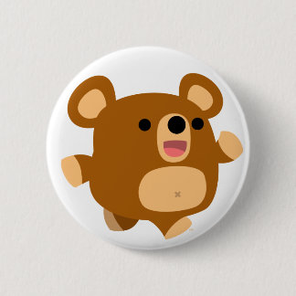 Insignia de botón de oso lúdico de Personalizado s
