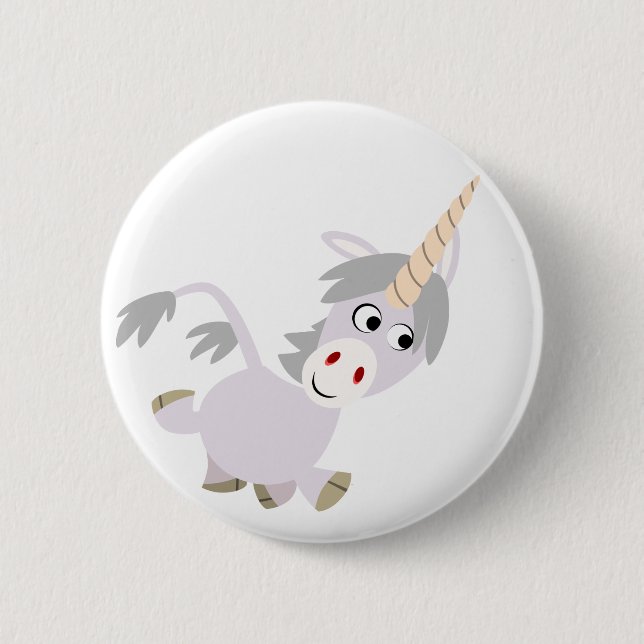 Insignia de botón de unicornio de Personalizado vi (Anverso)